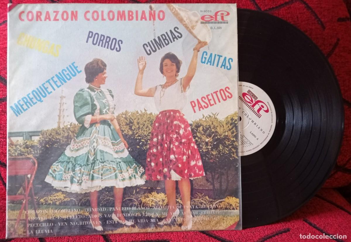 Disques de vinyle: CONJUNTO LOS TROPICANOS ** Corazon Colombiano ** VINILO LP ORIGINAL VENEZUELA