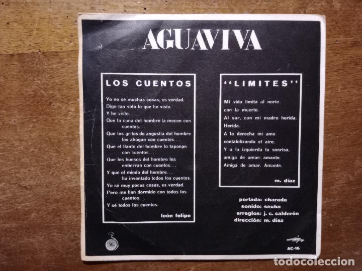 Discos de vinilo: Aguaviva - los cuentos + limites - Foto 2