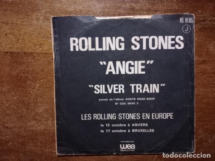Discos de vinilo: The Rolling Stones - Angie + silver train - Foto 2