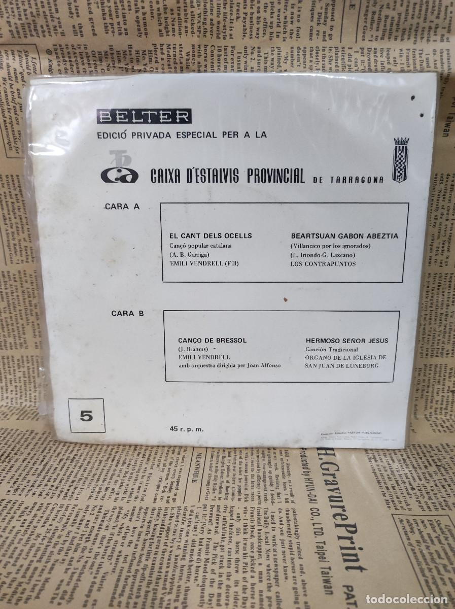 Discos de vinilo: BON NADAL CAIXA TARRAGONA - Foto 2