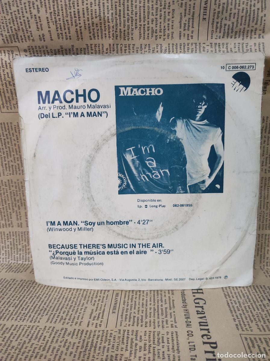 Discos de vinilo: Macho &ndash; Im A Man = Soy Un Hombre - Foto 2