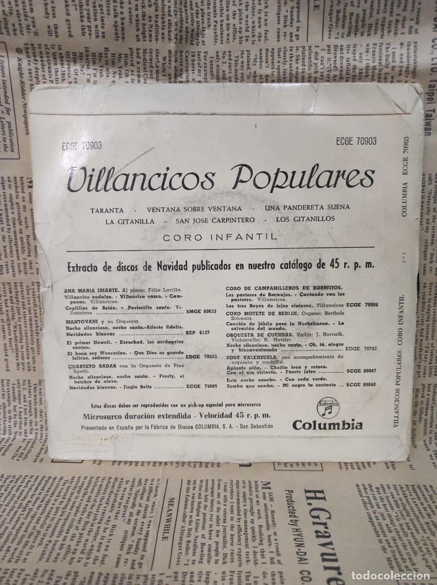 Discos de vinilo: VILLANCICOS POPULARES - Foto 2