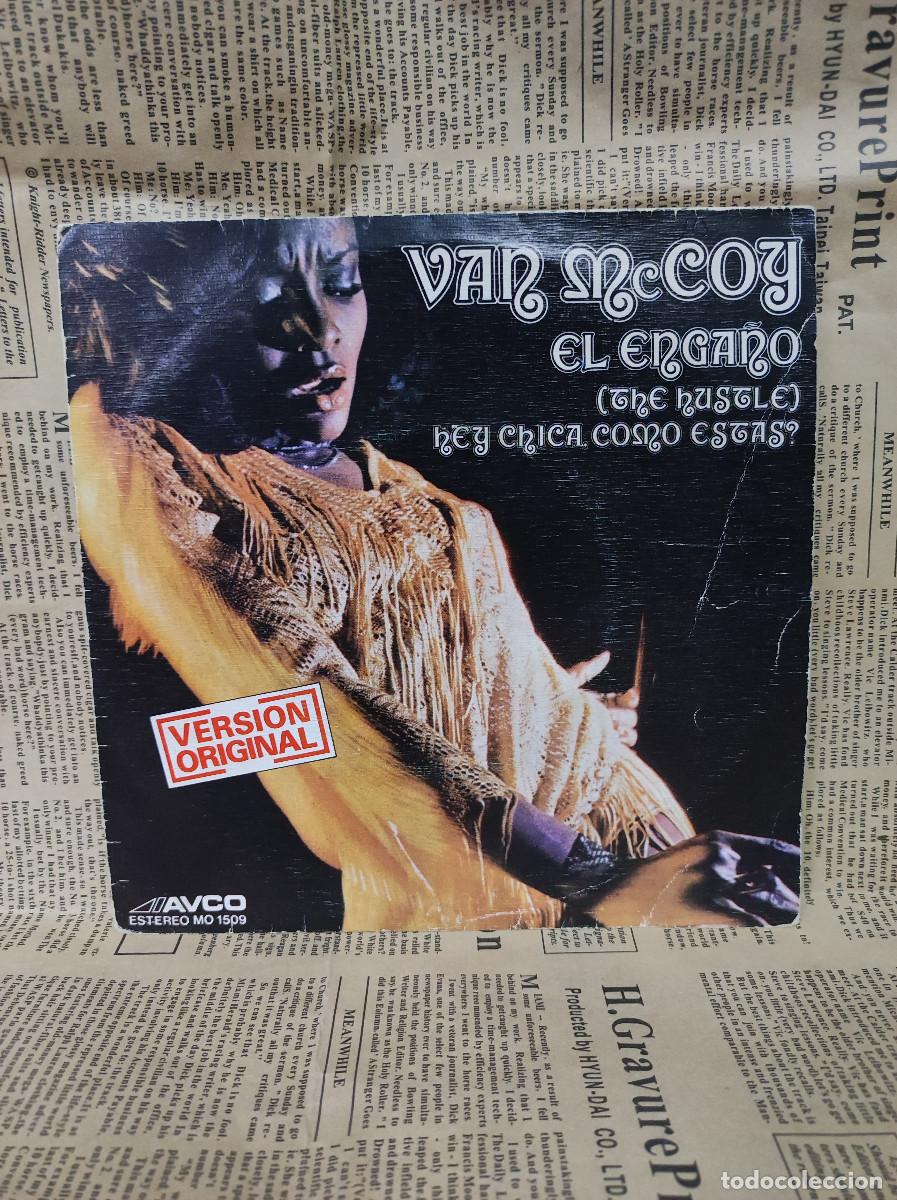 Discos de vinilo: Van McCoy &ndash; El Enga&ntilde;o = The Hustle - Foto 1