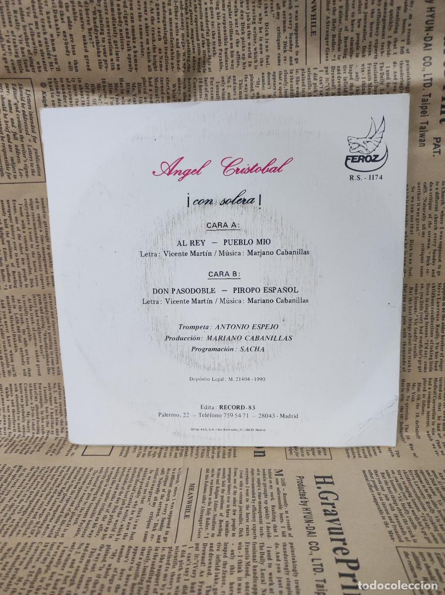 Discos de vinilo: ANGEL CRISTOBAL CON SOLERA - Foto 2