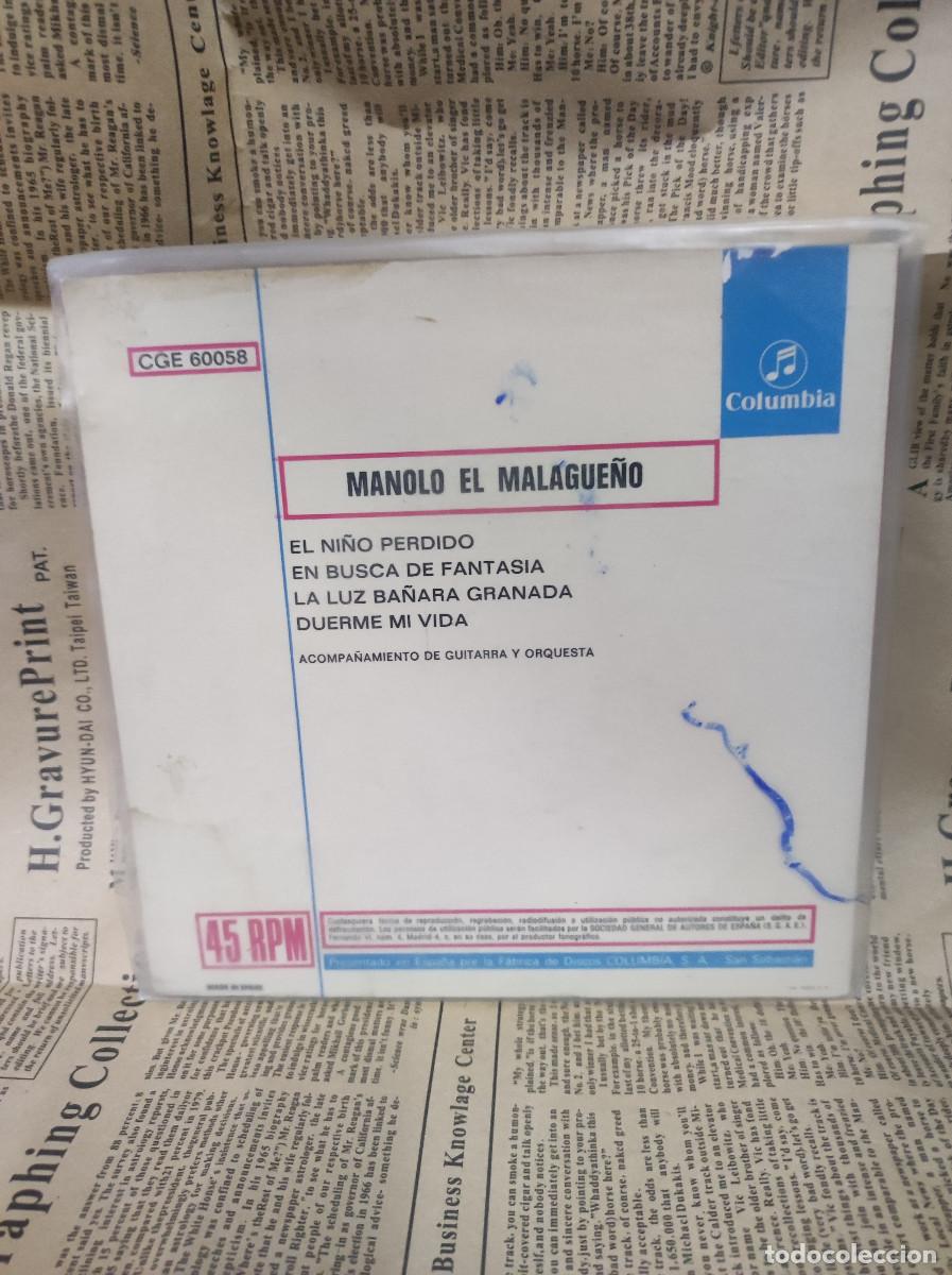 Discos de vinilo: MANOLO EL MALAGUE&Ntilde;O - Foto 2