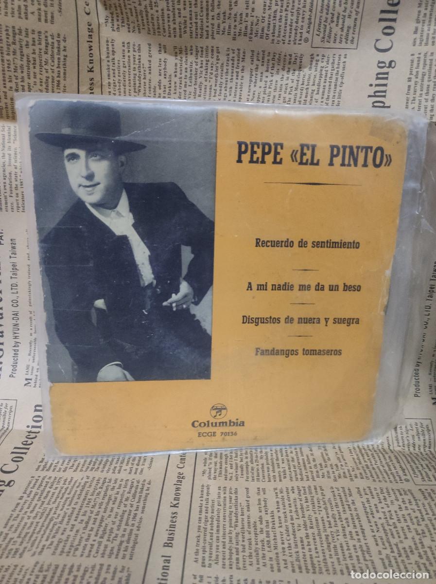 Discos de vinilo: Pepe &rdquo;El Pinto&rdquo; &ndash; Recuerdo De Sentimiento - Foto 1