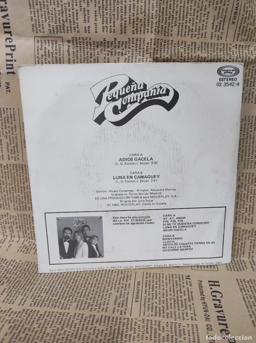 Discos de vinilo: Peque&ntilde;a Compa&ntilde;&iacute;a &ndash; Adios Gacela - Foto 2