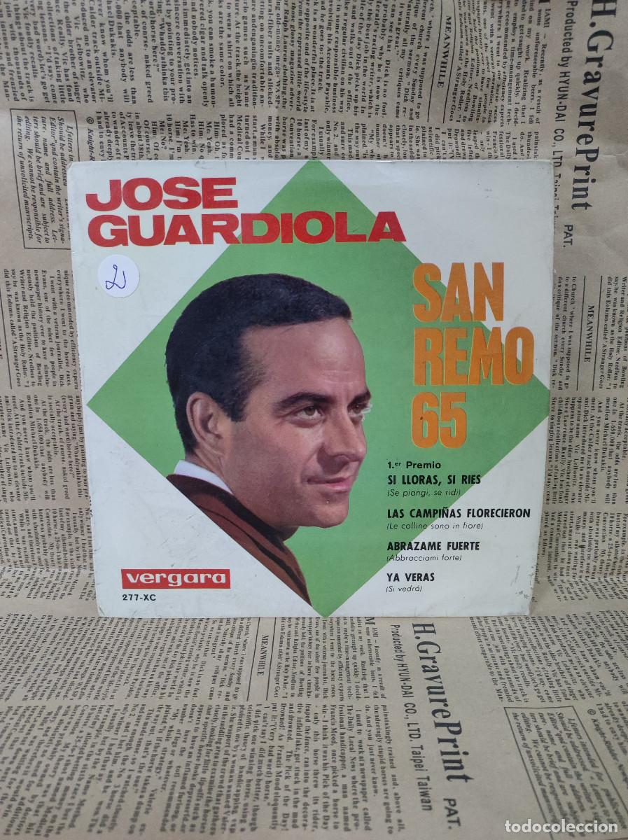 Discos de vinilo: Jose Guardiola &ndash; San Remo 65 - Foto 1