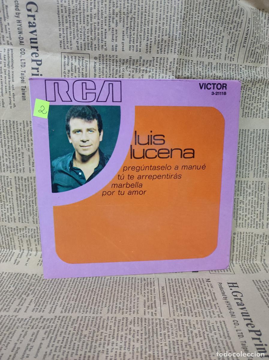 Discos de vinilo: Luis Lucena &ndash; Preg&uacute;ntaselo A Manu&eacute; - Foto 1