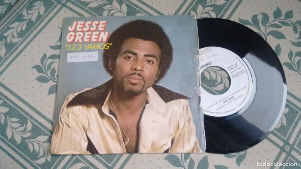 Discos de vinilo: SINGLE (VINILO) DE JESSE GREEN A&Ntilde;OS 80 - Foto 1