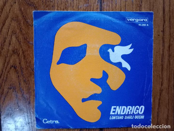 Discos de vinilo: Sergio Endrigo - lontano dagli occhi + la colomba - Foto 2