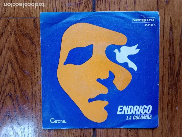 Discos de vinilo: Sergio Endrigo - lontano dagli occhi + la colomba - Foto 1