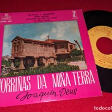 Discos de vinilo: JOAQUIN DEUS UN ADIOS A MARIQUIÑA/MEUS AMORES +2 EP 7'' 1960 MONTILLA MORRIÑAS DA MIÑA TERRA GALIZA