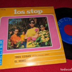Discos de vinilo: LOS STOP TRES COSAS (SALUD, DINERO Y AMOR)/EL REMO 7'' SINGLE 1967 BELTER