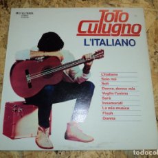 Discos de vinilo: TOTO CUTUGNO - L'ITALIANO