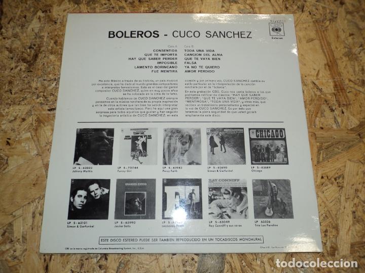 Discos de vinilo: Cuco Sanchez &ndash; Boleros - Foto 2
