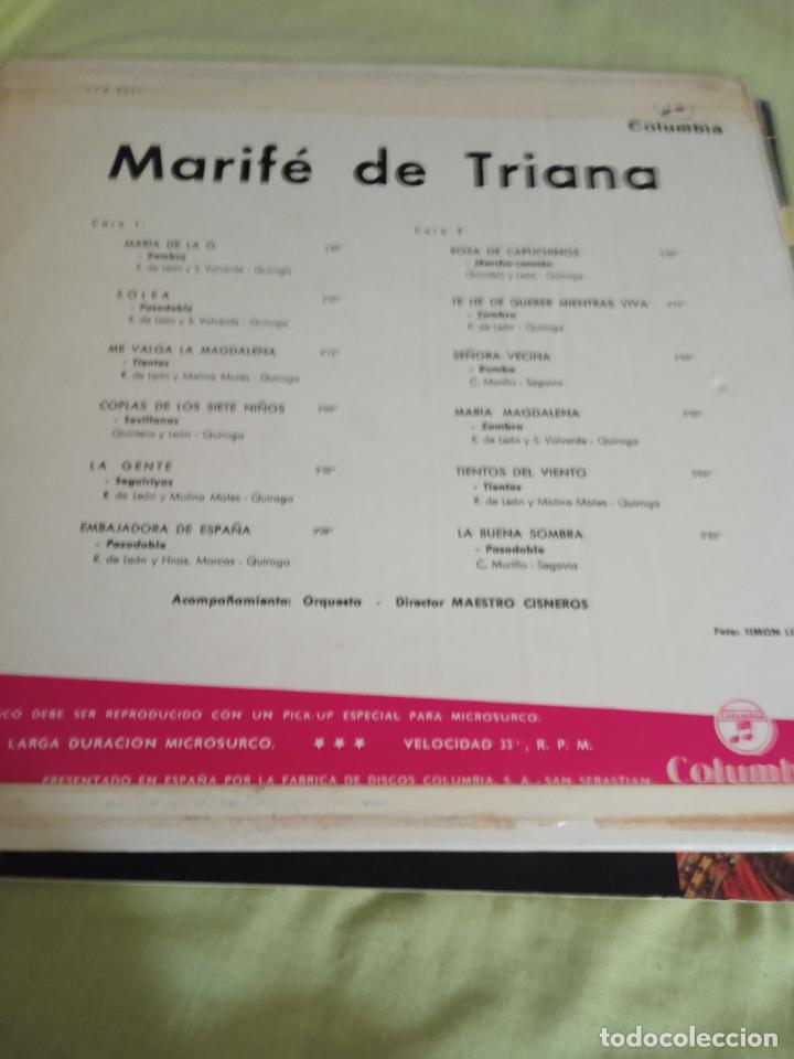 Discos de vinilo: Marif&eacute; de triana - Foto 2