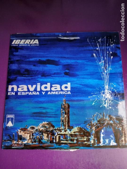 Discos de vinilo: NAVIDAD EN ESPA&Ntilde;A Y AMERICA, IBERIA - LP REGSON 1967 - VILLANCICOS, LIBRETO, SIN APENAS USO