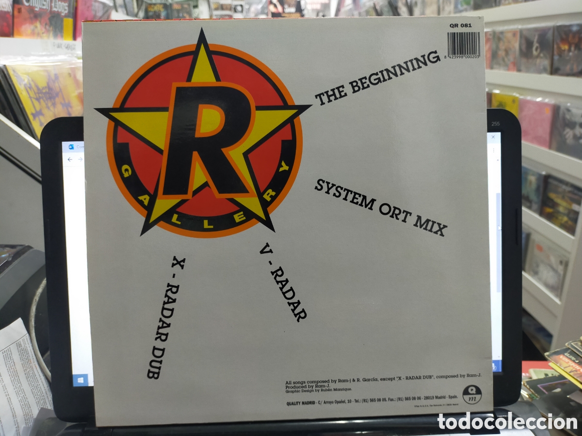 Discos de vinilo: R gallery maxi radar system Espa&ntilde;a 1993 - Foto 2