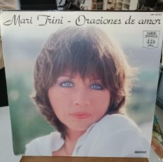Discos de vinilo: MARI TRINI - ORACIONES DE AMOR - LP. SELLO HISPAVOX 1981