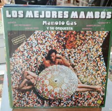 Discos de vinilo: MANOLO GAS Y SU ORQUESTA - LOS MEJORES MAMBOS - LP. SELLO DOBLON 1981