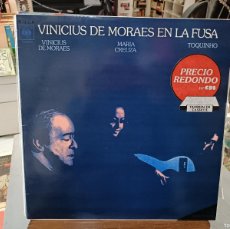 Discos de vinilo: VINICIUS DE MORAES EN LA FUSA - VINICIUS DE MORAES, MARÍA CREUZA Y TOQUIHO - LP. SELLO CBS 1974