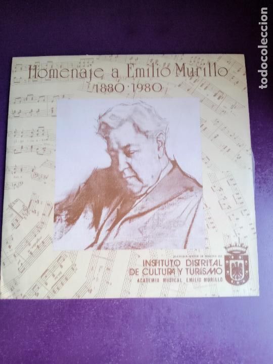 Disques de vinyle: HOMENAJE A EMILIO MURILLO 1880 - 1980 - LP - COLOMBIA FOLK TRADICIONAL, VINILO SIN USO