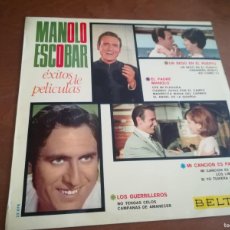 Discos de vinilo: MANOLO ESCOBAR / EXITOS DE PELICULAS / R-1 / BELTER