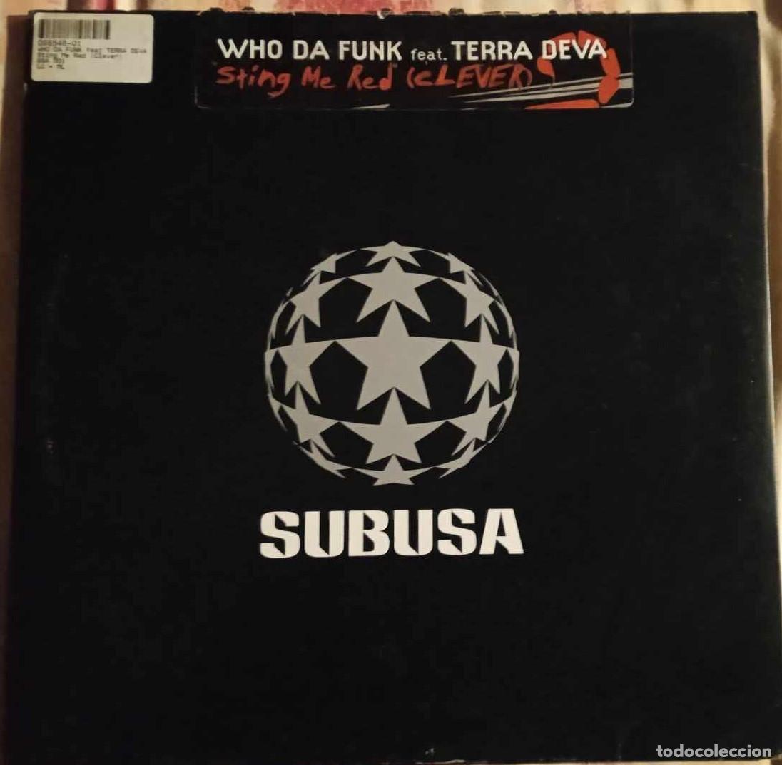 Discos de vinilo: WHO DA FUNK feat TERRA DEVA - STING ME RED - 2002 - Foto 1