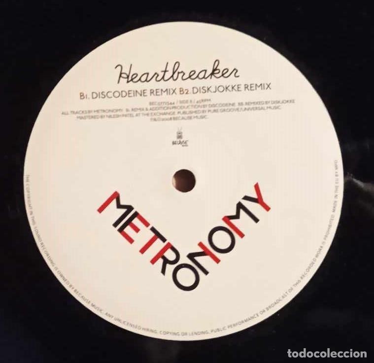 Discos de vinilo: METRONOMY - HEARTBREAKER - 2008 - Foto 2
