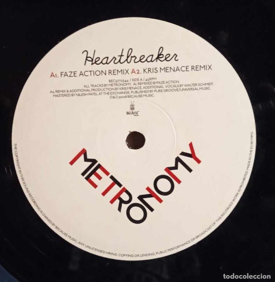 Discos de vinilo: METRONOMY - HEARTBREAKER - 2008 - Foto 3
