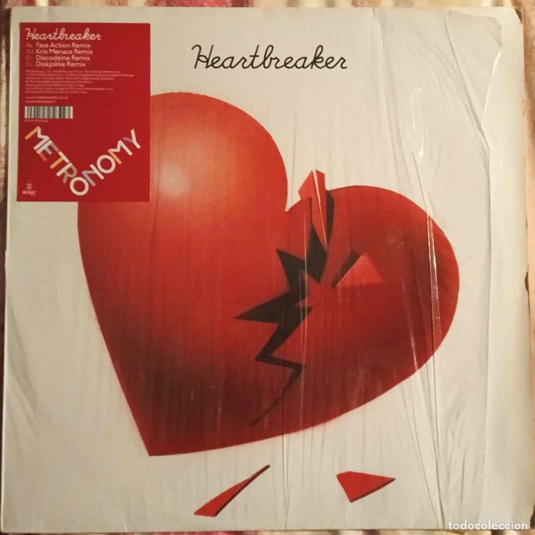 Discos de vinilo: METRONOMY - HEARTBREAKER - 2008 - Foto 4