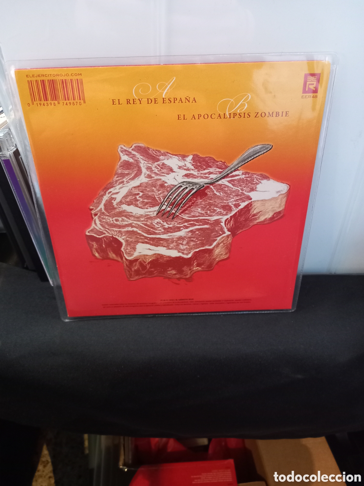 Discos de vinilo: Los Planetas - El Rey de Espa&ntilde;a - Single 7&rdquo; - Foto 2