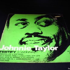 Discos de vinilo: JOHNNIE TAYLOR LP TESTIFY I WONNA STAX ORIGINAL ESPAÑA 1969