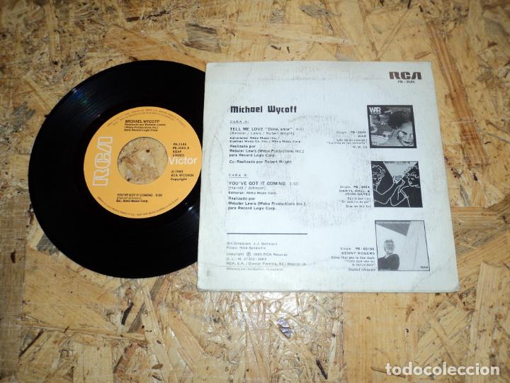 Discos de vinilo: MICHAEL WYCOFF - TELL ME LOVE - Foto 2
