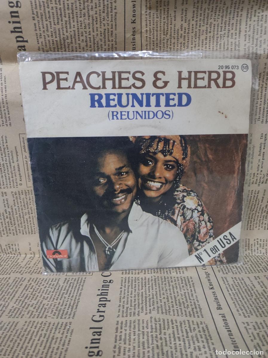 Discos de vinilo: PEACHES & HERB REUNITED - Foto 1