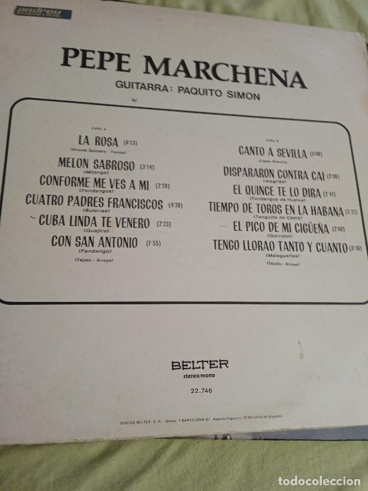Discos de vinilo: Pepe Marchena - Foto 2