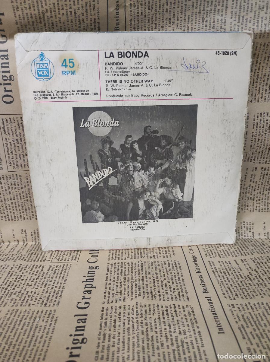 Discos de vinilo: La Bionda &ndash; Bandido - Foto 2