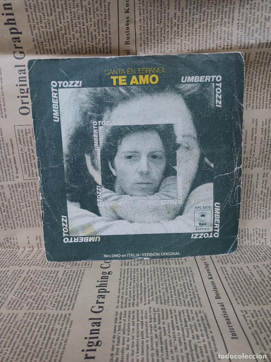 Discos de vinilo: Umberto Tozzi &ndash; Te Amo - Foto 1
