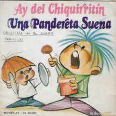 Discos de vinilo: AY DEL ,CHIQUIRRITIN,SINGLE DE COLOR DEL 70