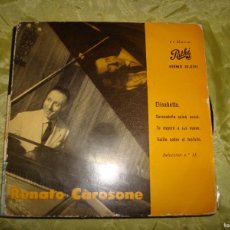 Discos de vinilo: RENATO CAROSONE. ELISABETTA + 3. EP. PATHE, 1959(#)