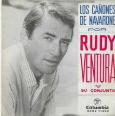 Discos de vinilo: RUDY VENTURA Y SU CONJUNTO,LOS CAÑONES DE NAVARONE EPS DEL 61