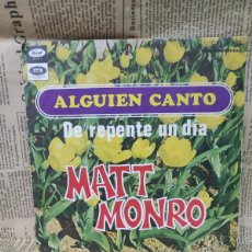 Discos de vinilo: MATT MONRO – ALGUIEN CANTÓ