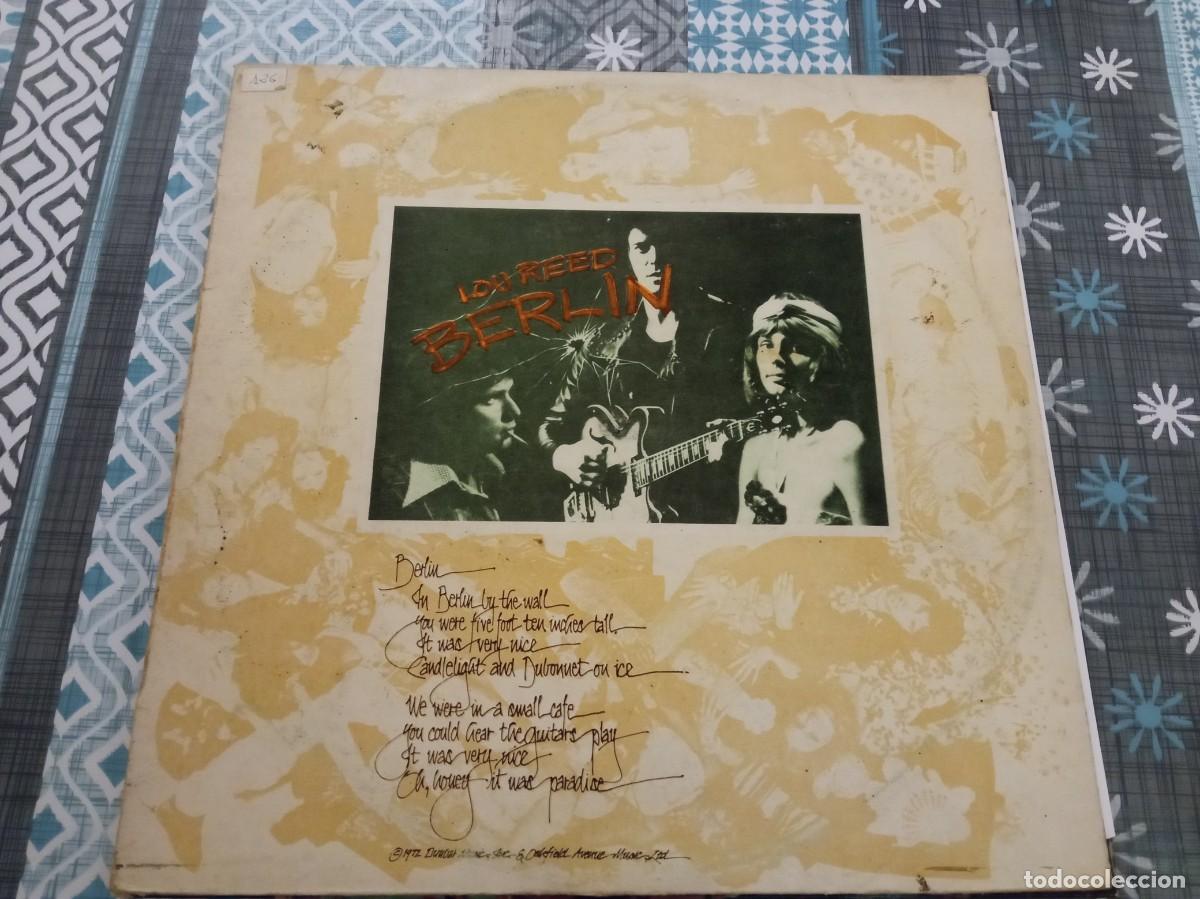 Discos de vinilo: LOU REED BERLIN LP SPAIN 1974 - Foto 1