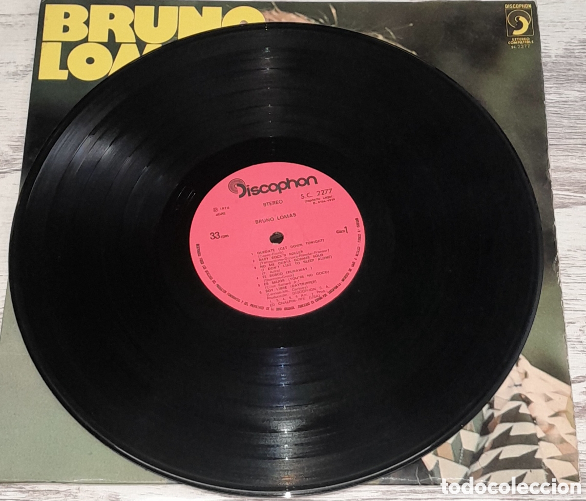 Discos de vinilo: BRUNO LOMAS - DISCOPHON - 1976 - Foto 2