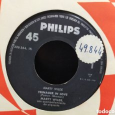 Discos de vinilo: MARTY WILDE SINGLE TEENAGER IN LOVE / DANNY ESPAÑA 1961