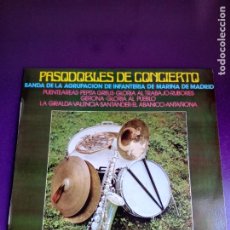 Discos de vinilo: PASODOBLES DE CONCIERTO - BANDA INFANTERIA MARINA MADRID - LP MOVIEPLAY 1974 - SIN USO