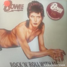 Discos de vinilo: 12” DAVID BOWIE - ROCK 'N' ROLL WITH ME - ETCHED - 1 SIDED - RED VINYL (M/M)