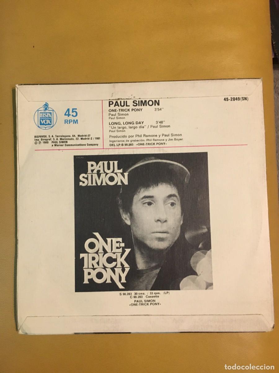 Discos de vinilo: Paul Simon &lrm;&ndash; One-Trick Pony - Foto 2