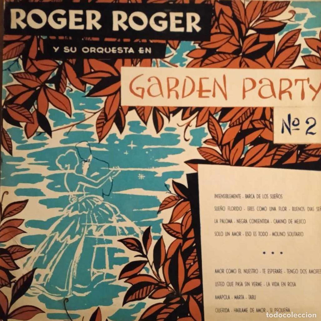 Discos de vinilo: ROGER ROGER - GARDEN PARTY N.2 - 10 LP - Foto 1
